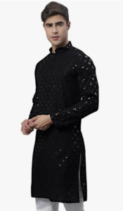 Jompers Men's Chikankari EmbroideredKurtas 